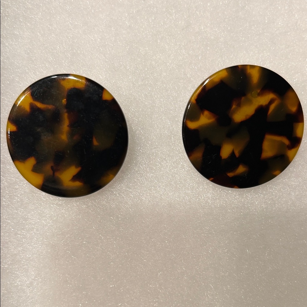 J. Crew Tortoise Shell Earrings